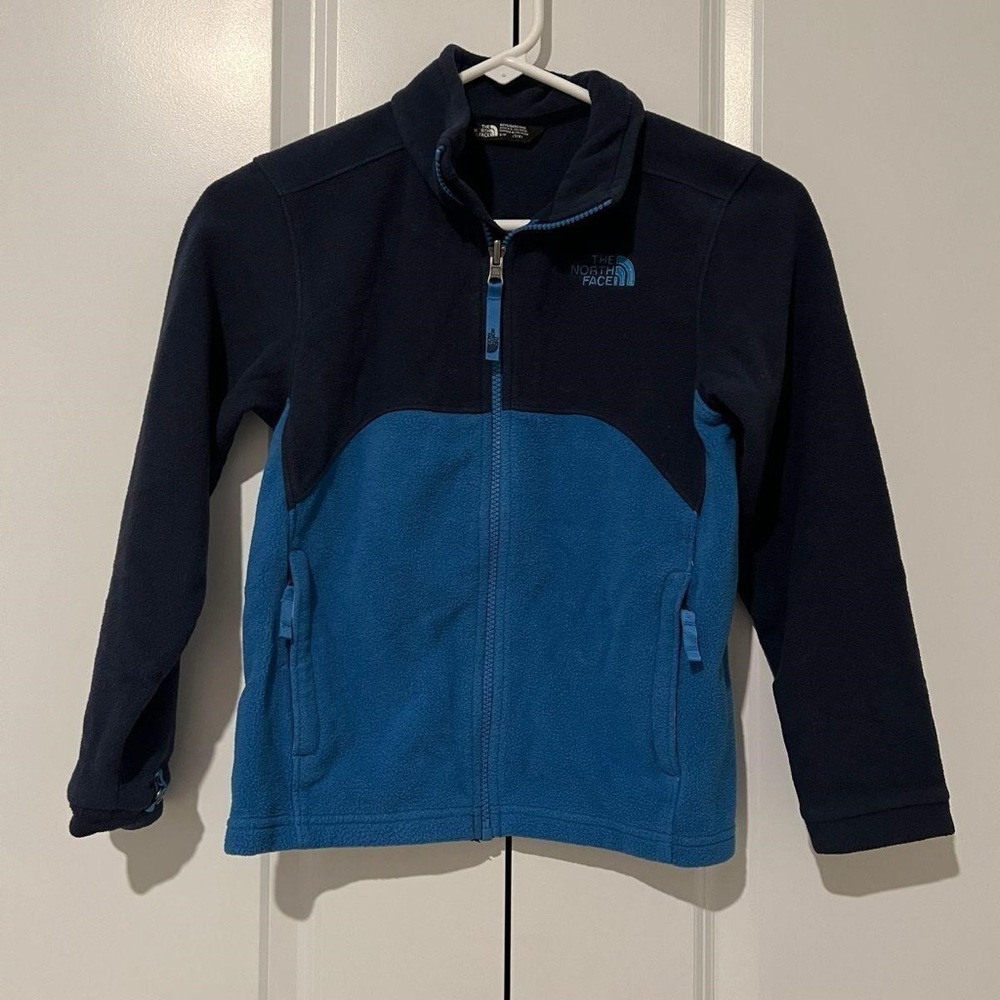 The North Face Brown and Gray Fleece Jacket